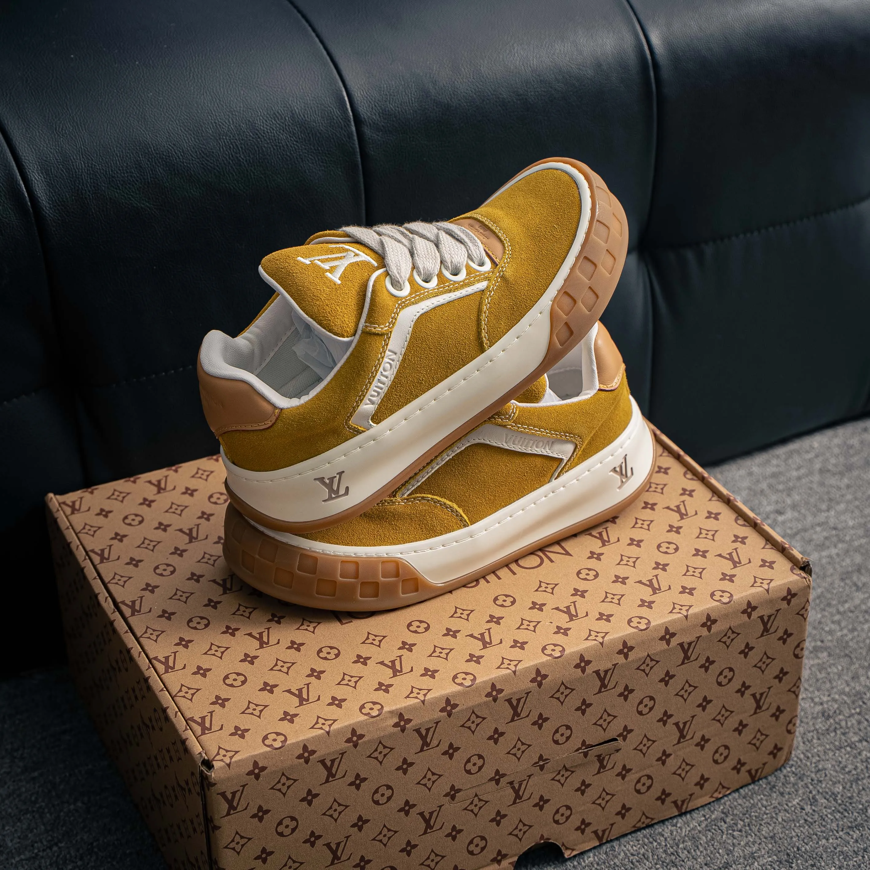 # Premium -- LOUIS VUITTON Tilted Series｜2026 LV Tilted Low Sneakers Series Low-Top Retro